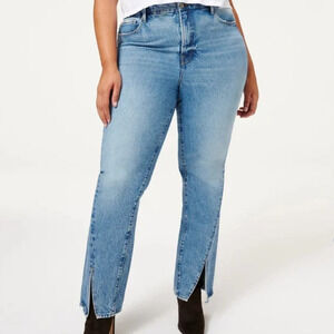 Good American Good Boy Vintage Inspired Curvy Twist Slit Jean Size 18 NEW